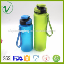BPA free high quality clear plastic travel bottle for sport water packaging